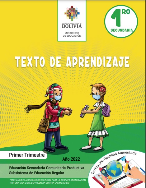 Libro 1ro de secundaria bolivia primer trimestre ministerio de eduacion