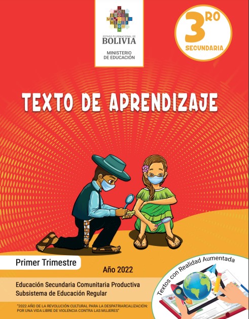 Libro 3ro de secundaria primer trimestre ministerio de educacion bolivia