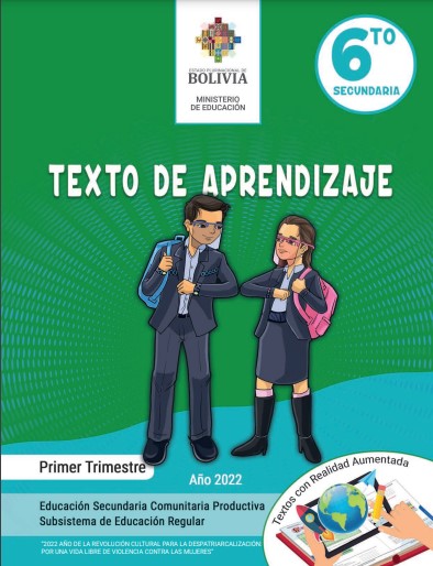 Libro 6TO de secundaria bolivia primer trimestre ministerio de eduacion