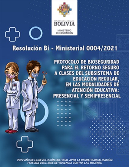 Protocolo de bioseguridad para el retorno seguro a clases Bolivia