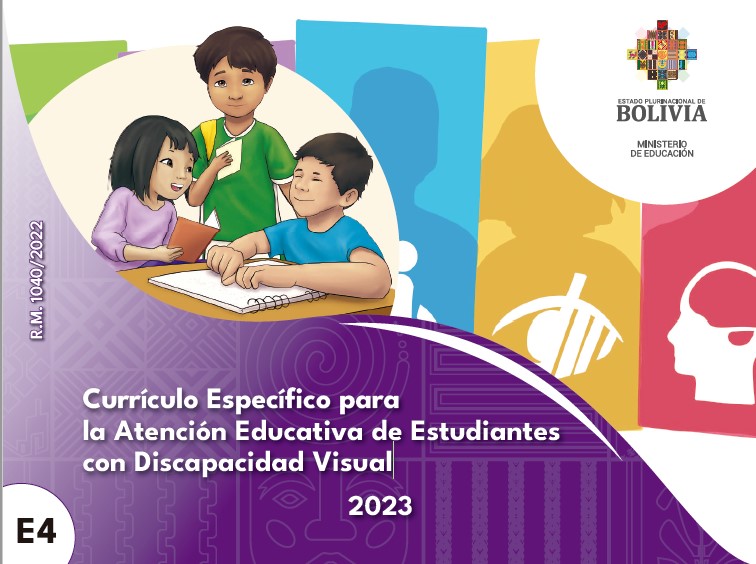 Currículo Específico para la Atención Educativa de Estudiantes con DISCAPACIDAD VISUAL bolivia pdf 2023