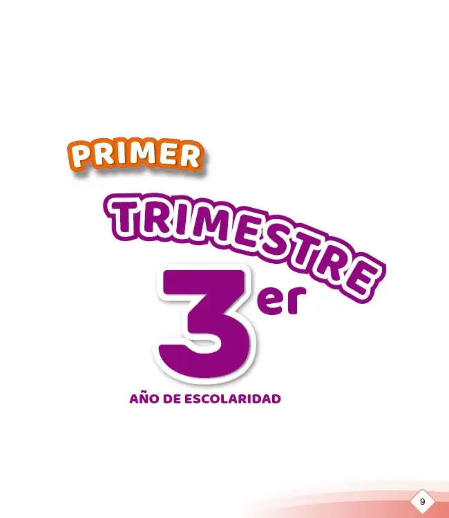 3ro de Primaria PRIMER TRIMESTRE