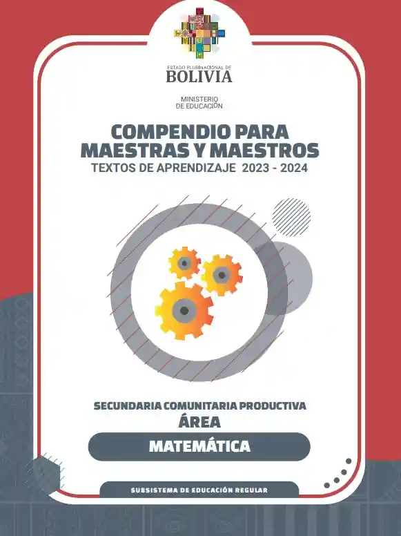 libro de matematicas secundaria bolivia