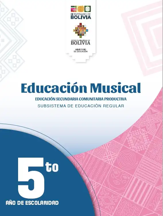Texto de Aprendizaje 5to de Secundaria EDUCACION MUSICAL