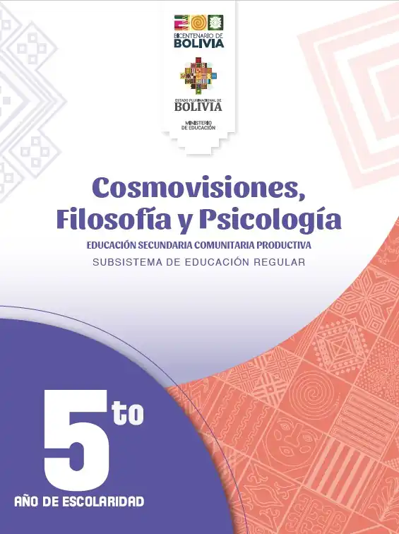 Texto de Aprendizaje 5to de Secundaria FILOSOFIA Y PSICOLOGIA
