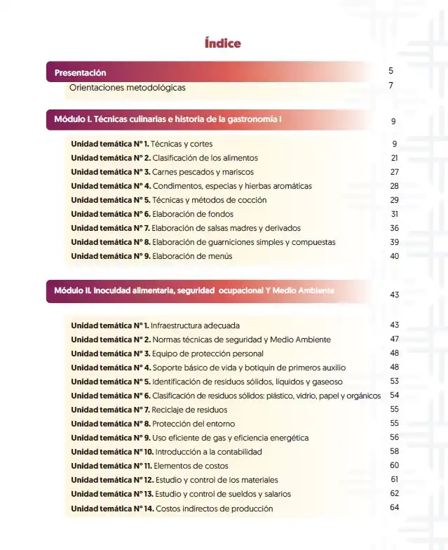 Libro de Gastronomía en PDF