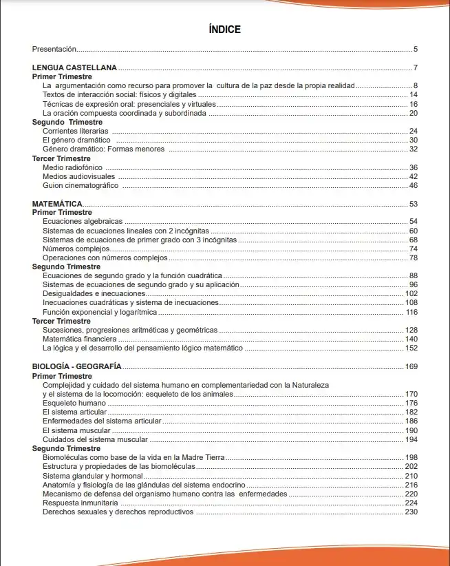 texto de aprendizaje 4to. de secundaria pdf